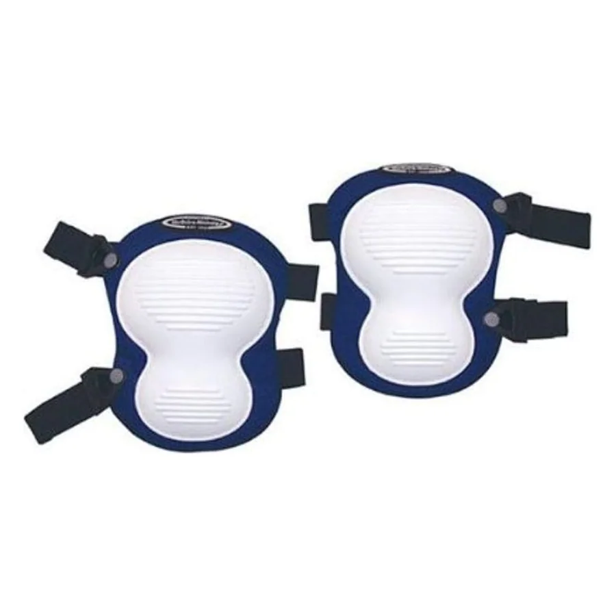 McGuire-Nicholas Non-Marring Knee Pads, Blue/White