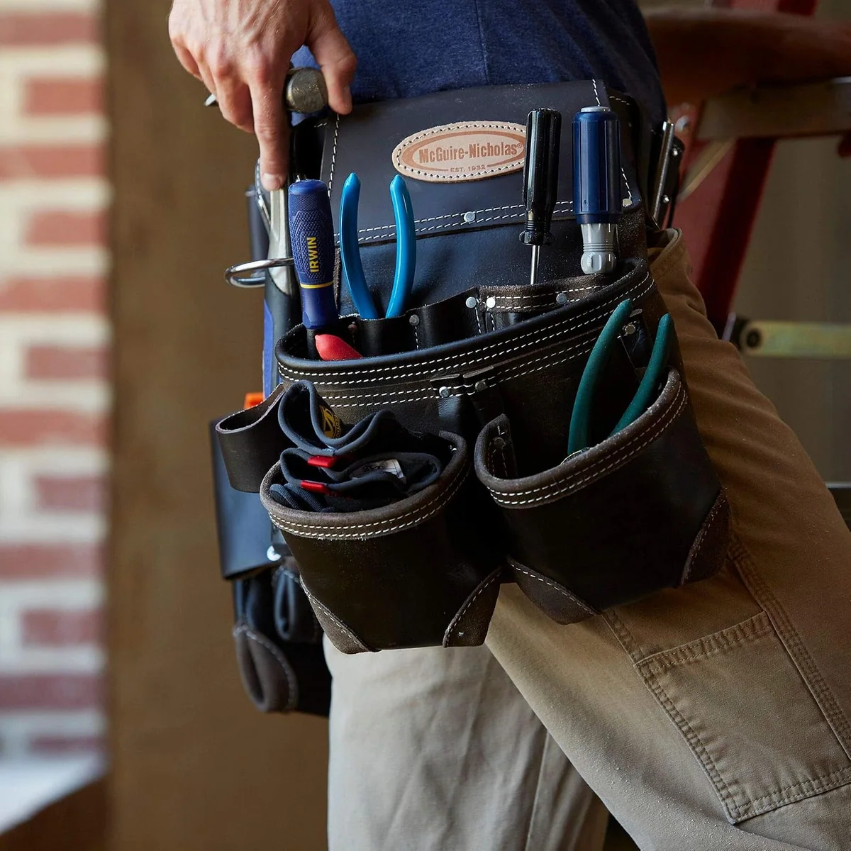 McGuire-Nicholas Tool & Fastener Rig, Oil-Tanned Leather